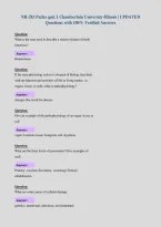 NR-283 Patho quiz 1 Chamberlain University-Illinois &vert; UPDATED&NewLine;Questions with 100&percnt; Verified Answers
