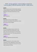 NR293 - Nursing Application&colon; Nonbronchodilators Chamberlain&NewLine;University-Illinois &vert; UPDATED Questions with 100&percnt; Verified Answers