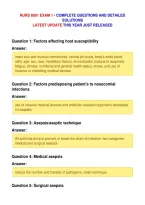 NURS 6001 EXAM 1 - COMPLETE QUESTIONS AND DETAILED&NewLine;SOLUTIONS&NewLine;LATEST UPDATE THIS YEAR JUST RELEASED