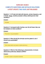 NURS 6001 EXAM 2&NewLine;COMPLETE QUESTIONS AND DETAILED SOLUTIONS&NewLine;LATEST UPDATE THIS YEAR JUST RELEASED