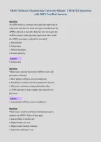 NR565 Midterm Chamberlain University-Illinois &vert; UPDATED Questions&NewLine;with 100&percnt; Verified Answers