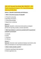 CDW 110V Caboodle Data Model Q&A 2026&sol;2027 &vert; 250&plus; &NewLine;Practice Questions & Answers &vert; ETL&comma; Facts & Dimensions&comma; &NewLine;Dictionary & SlicerDicer