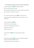 ISC 451 Midterm Exam Questions and Correct Answers 100&percnt; Verified Graded A&plus; &NewLine;