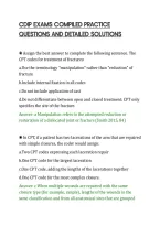 CDIP EXAMS COMPILED PRACTICE&NewLine;QUESTIONS AND DETAILED SOLUTIONS