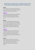 Skills Module 3&period;0&colon; Central Venous Access Devices Posttest NSG 3113&NewLine;South College &vert; UPDATED Questions with 100&percnt; Verified Answers&NewLine;