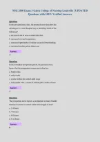NSG 3500 Exam 3 Galen College of Nursing-Louisville &vert; UPDATED&NewLine;Questions with 100&percnt; Verified Answers