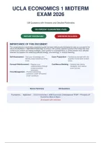 UCLA Economics 1 Midterm Exam 2026 &vert; 139 Questions and Answers with Detailed Rationales  & Why the Other Answers Are Wrong & References  &vert; A&plus; Guide&NewLine;