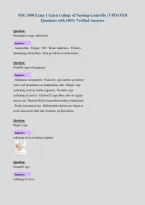 NSG 3500 Exam 1 Galen College of Nursing-Louisville &vert; UPDATED&NewLine;Questions with 100&percnt; Verified Answers