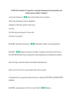 M-100 The Essentials of Community Association Management Exam Questions and &NewLine;Verified Answers 2026&sol;27 Graded A&plus;