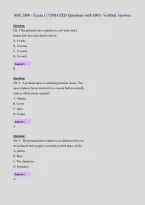 NSG 3500 - Exam 1 &vert; UPDATED Questions with 100&percnt; Verified Answers&NewLine;