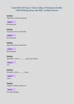 Galen NUR 210 Exam 1 Galen College of Nursing-Louisville &vert;&NewLine;UPDATED Questions with 100&percnt; Verified Answers