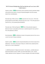 MSN 570 Advanced Pathophysiology Final Exam Questions and Correct Answers 100&percnt; &NewLine;Verified Graded A&plus;