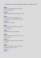NUR 210 Exam 1 &vert; UPDATED Questions with 100&percnt; Verified Answers&NewLine;