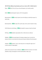 MSN 570 Patho Midterm Exam Questions and Correct Answers 100&percnt; Verified Graded A&plus; &NewLine;