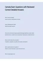 CAMTA Exam Questions with Reviewed Correct Detailed Answers 2026&ndash;2027 &ndash; Comprehensive Study Guide&comma; Practice Review & Exam Preparation