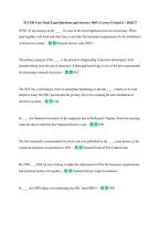 NCCER Core Final Exam Questions and Answers 100&percnt; Correct Graded A&plus; 2026&sol;27 &NewLine;