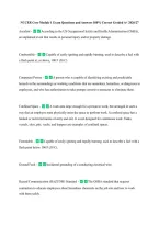 NCCER Core Module 1 Exam Questions and Answers 100&percnt; Correct Graded A&plus; 2026&sol;27 &NewLine;