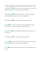 NCCER Core Module 2 Exam Questions and Answers 100&percnt; Correct Graded A&plus; 2026&sol;27 &NewLine;