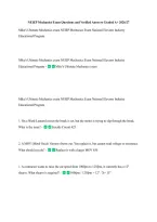 NEIEP Mechanics Exam Questions and Verified Answers Graded A&plus; 2026&sol;27 &NewLine;