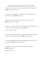 NEIEP Mechanics Exam Questions and Verified Answers Graded A&plus; 2026&sol;27 &NewLine;
