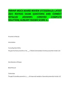 PMHNP MOCK BOARD REVIEW &lpar;FITZGERALD&rpar; LATEST 2025 REVISED EXAM QUESTIONS AND ANSWERS&NewLine;