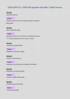 NURS 5334 UTA &vert; UPDATED Questions with 100&percnt; Verified Answers&NewLine;
