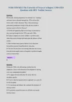 NURS 5350 M2L3 The University of Texas at Arlington &vert; UPDATED&NewLine;Questions with 100&percnt; Verified Answers&NewLine;