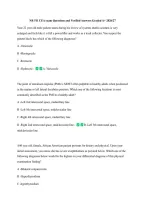 NR 511 CEA exam Questions and Verified Answers Graded A&plus; 2026&sol;27 &NewLine;
