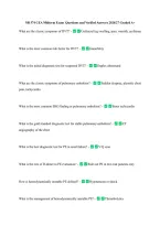 NR 574 CEA Midterm Exam  Questions and Verified Answers 2026&sol;27 Graded A&plus; &NewLine;