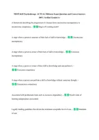 NRNP 6645 Psychotherapy  ACTUAL Midterm Exam Questions and Correct Answers &NewLine;100&percnt; Verified Graded A