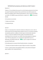 NRNP 6665 Final Exam Questions and Verified Answers 2026&sol;27 Graded A&plus; &NewLine;