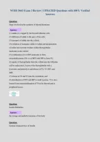 NURS 5663 Exam 3 Review &vert; UPDATED Questions with 100&percnt; Verified&NewLine;Answers&NewLine;