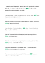 NUR 2063 Pathophysiology Exam 1  Questions and Verified Answers 2026&sol;27 Graded A&plus; &NewLine;