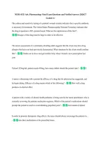 NURS 6521 Adv&period; Pharmacology Final Exam Questions and Verified Answers 2026&sol;27 &NewLine;Graded A&plus;