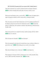 OPC EXAM ONE  Questions and Correct Answers 100&percnt; Verified Graded A&plus; &NewLine;