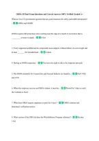 OSHA 10 Final Exam Questions and Correct Answers 100&percnt; Verified Graded A&plus; &NewLine;