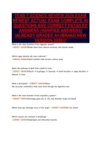 TEAS 7 SCIENCE REVIEW 2026 EXAM&NewLine;NEWEST ACTUAL EXAM COMPLETE 80&NewLine;QUESTIONS AND CORRECT DETAILED&NewLine;ANSWERS &lpar;VERIFIED ANSWERS&rpar;&NewLine;&vert;ALREADY GRADED A&plus;&vert;&vert;BRAND NEW&NewLine;VERSION 2026&excl;&excl;&excl;
