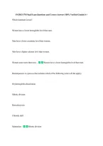 PATHO 370 Final Exam Questions and Correct Answers 100&percnt; Verified Graded A&plus; &NewLine;