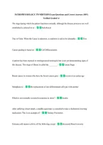 PATHOPHYSIOLOGY 370 MIDTERM Exam Questions and Correct Answers 100&percnt; &NewLine;Verified Graded A&plus; 