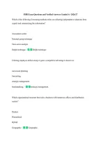 PHR Exam Questions and Verified Answers Graded A&plus; 2026&sol;27 &NewLine;