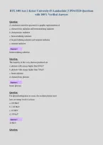 RTE 1401 test 2 Keiser University-Ft Lauderdale &vert; UPDATED Questions&NewLine;with 100&percnt; Verified Answers