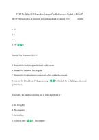 TCFP Firefighter I&sol;II Exam Questions and Verified Answers Graded A&plus; 2026&sol;27 