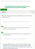 ISYE 6402 Official Midterm 1&vert; Questions and Answers Latest Updated 2026&sol;2027 &vert; Georgia Institute of Technology 