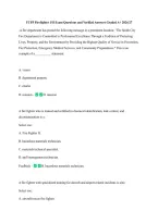 TCFP Instructor 1 Exam Questions and Verified Answers Graded A&plus; 2026&sol;27 &NewLine;