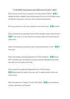 TCOLE BPOC Exam Questions and Verified Answers Graded A&plus; 2026&sol;27 &NewLine;