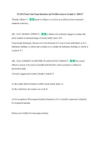 TCOLE Penal Code Exam Questions and Verified Answers Graded A&plus; 2026&sol;27 &NewLine;