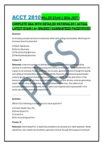 ACCT 2810 MILLER EXAM 2 2026-2027 &vert; COMPLETE Q&A WITH DETAILED RATIONALES &vert; ACTUAL LATEST EXAM &vert; A&plus; GRADED &vert; GUARANTEED PASS&excl;&excl;&excl;&excl;&excl;&excl;&excl;&excl;&excl;&excl;&excl;&excl;&excl;&excl;