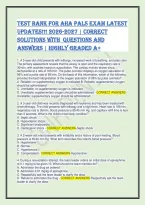 AHA PALS Exam Test Bank 2026-2027 &vert; Questions & Answers