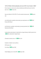 USPS  421 Window Clerk Exam Questions and Answers 100&percnt; Correct Graded A&plus; 2026&sol;27 &NewLine;