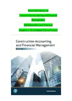 Solution Manual for Construction Accounting and Financial Management 4th Edition by Steven J&period; Peterson &ndash; Chapters 1&ndash;18 Complete Solutions 2026